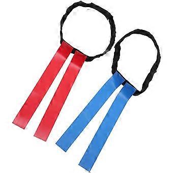 2 Sets of Kids Football Flag Belts Football Waist Flags Colored Rugby Waist Flags Sports Supplies