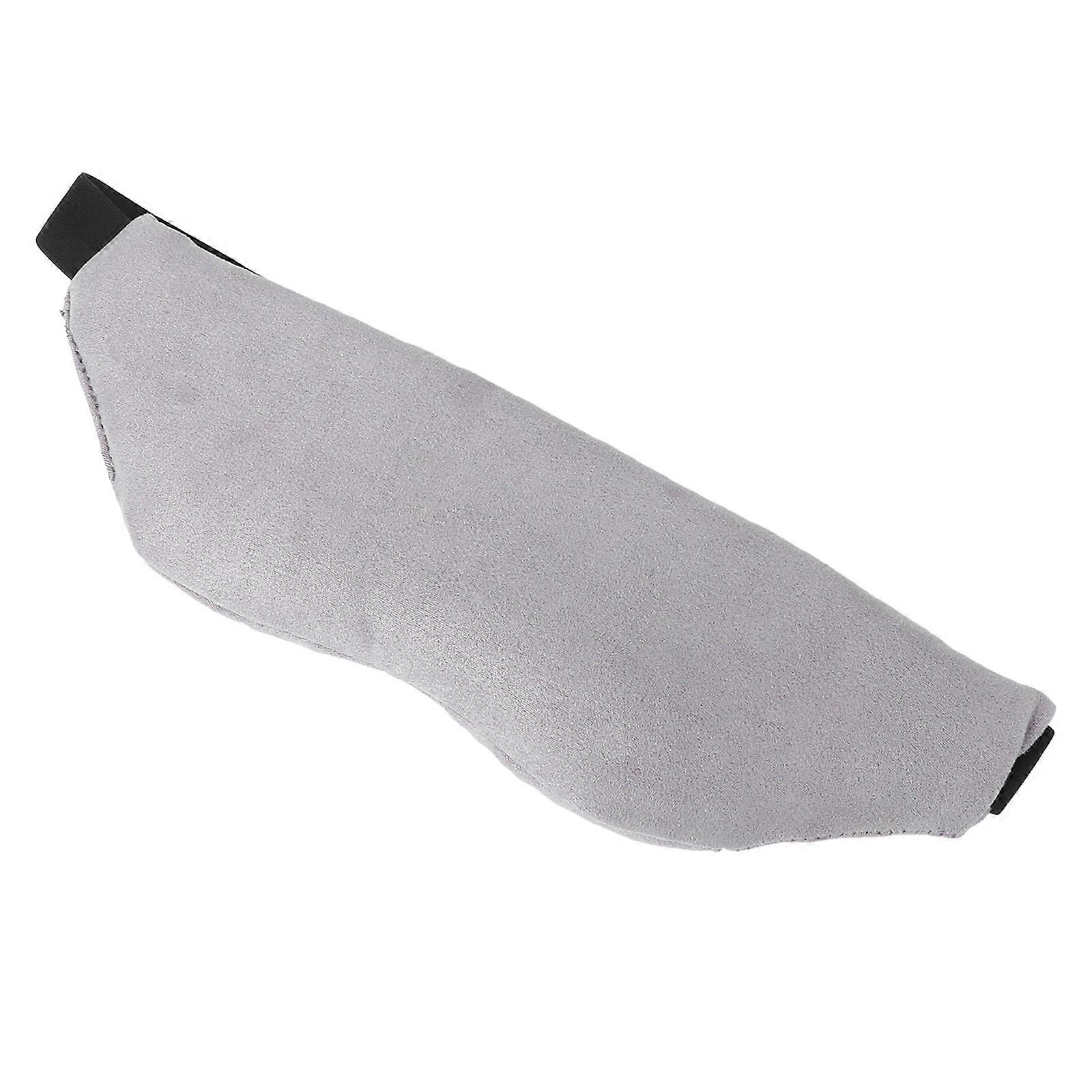 1PC Sleeping Blinder Adjustable Elastic Portable Blindfold Shading Eye Patch Grey