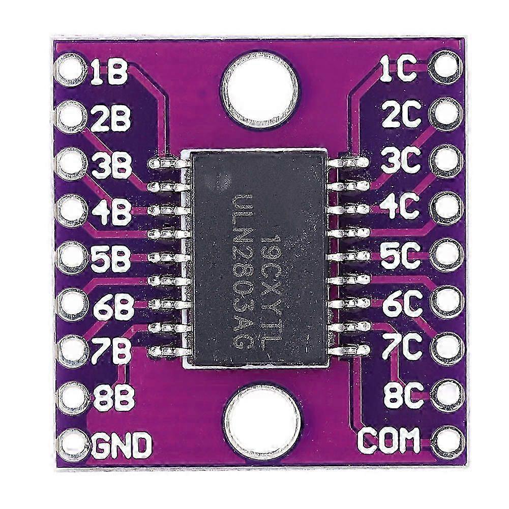 2pcs ULN2803A Darlington Transistor Array Module Industrial Electrical Accessory Purple 50V