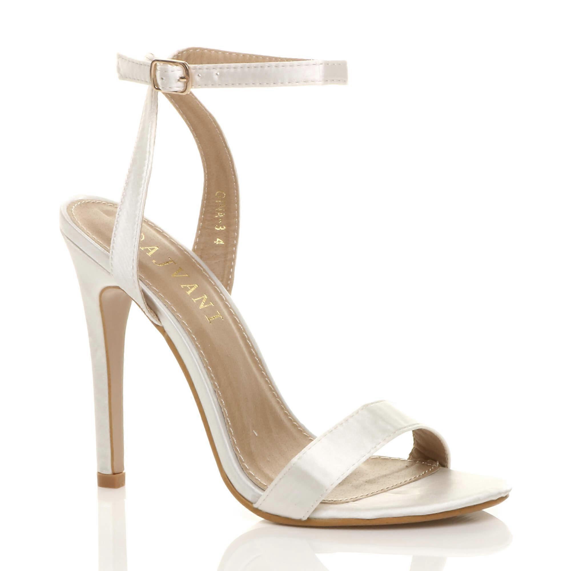 Ankle Strap Barely There High Heeled Sandals