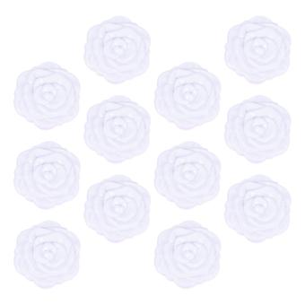 Travel Use Mirror Double-Side Makeup Mirror for Daily Use 48Pcs White