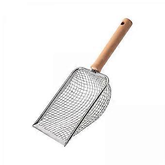 2xCat Litter Scooper Long Handle Kitty Metal Scooper for Litter Box Sifting Mesh