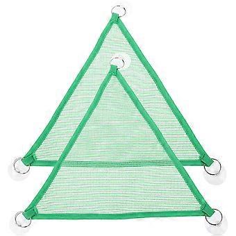 Amaca a rete verde per rettili, 2 pezzi, in tela resistente