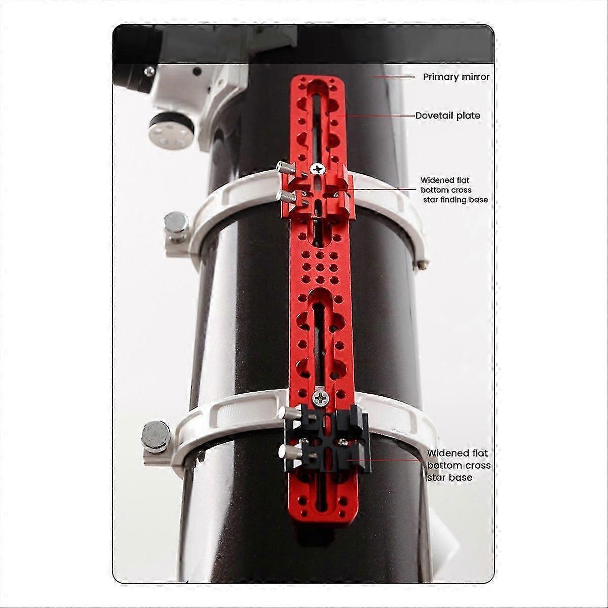 Finderscope Dovetail with Locking Screw Guide Adapter Bracket ,Black