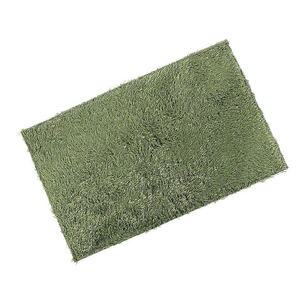 Tapis de mousse artificielle pour reptiles, en coton vert, idéal pour les petits animaux rampants.