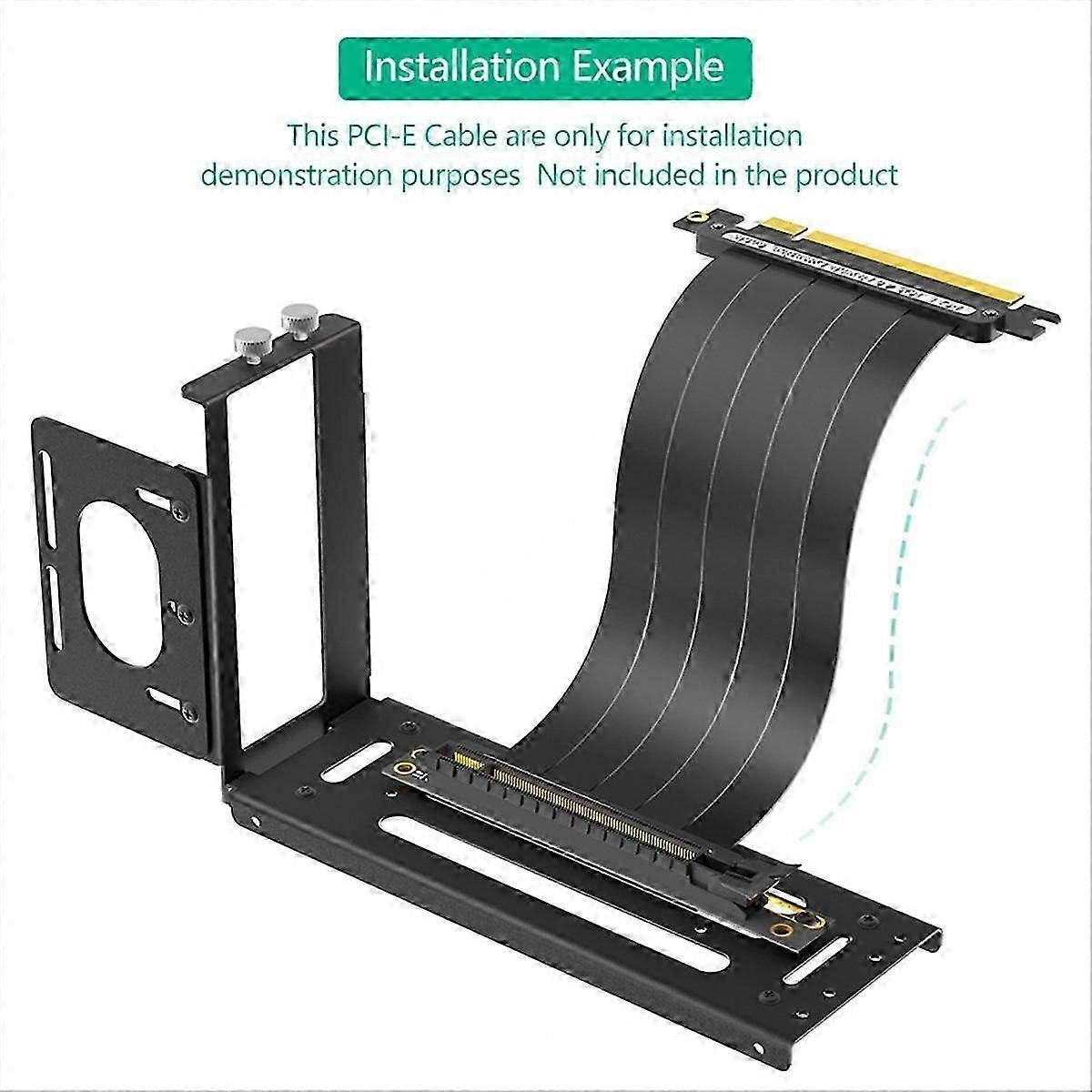 Vertical GPU Mount Bracket,2 Slots Graphics Card Steering Holder,B