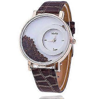 Fashion Casual Women Watch Crystal Dial Leather Strap Female Quartz Watch 2025 26-27