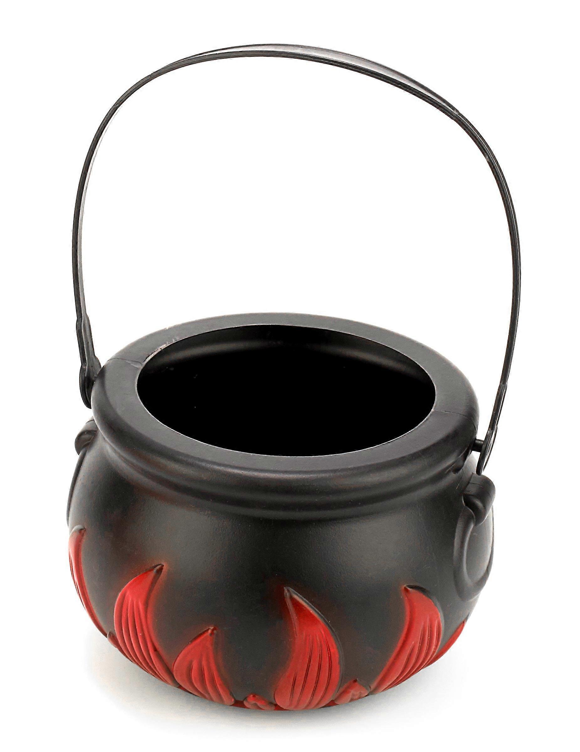 Mini cauldron with flames 13 cm