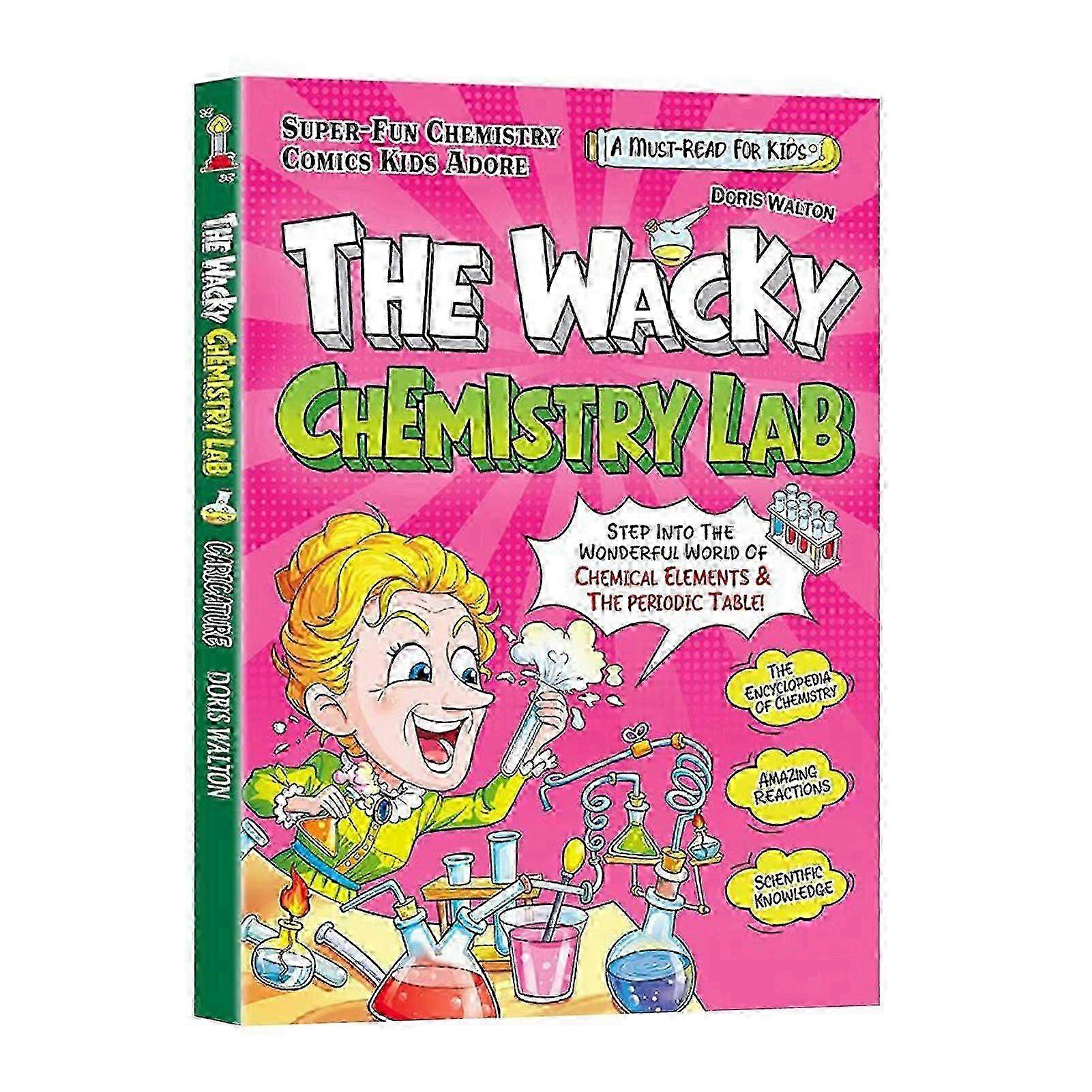 The Wacky Chemistry Lab Learning Book STEM Science Comics Fun Educational Guide