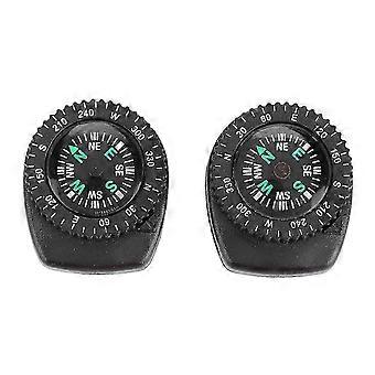 2pcs Wrist Compass Portable Watch Band Slip Slide compatible with Camping Boating
