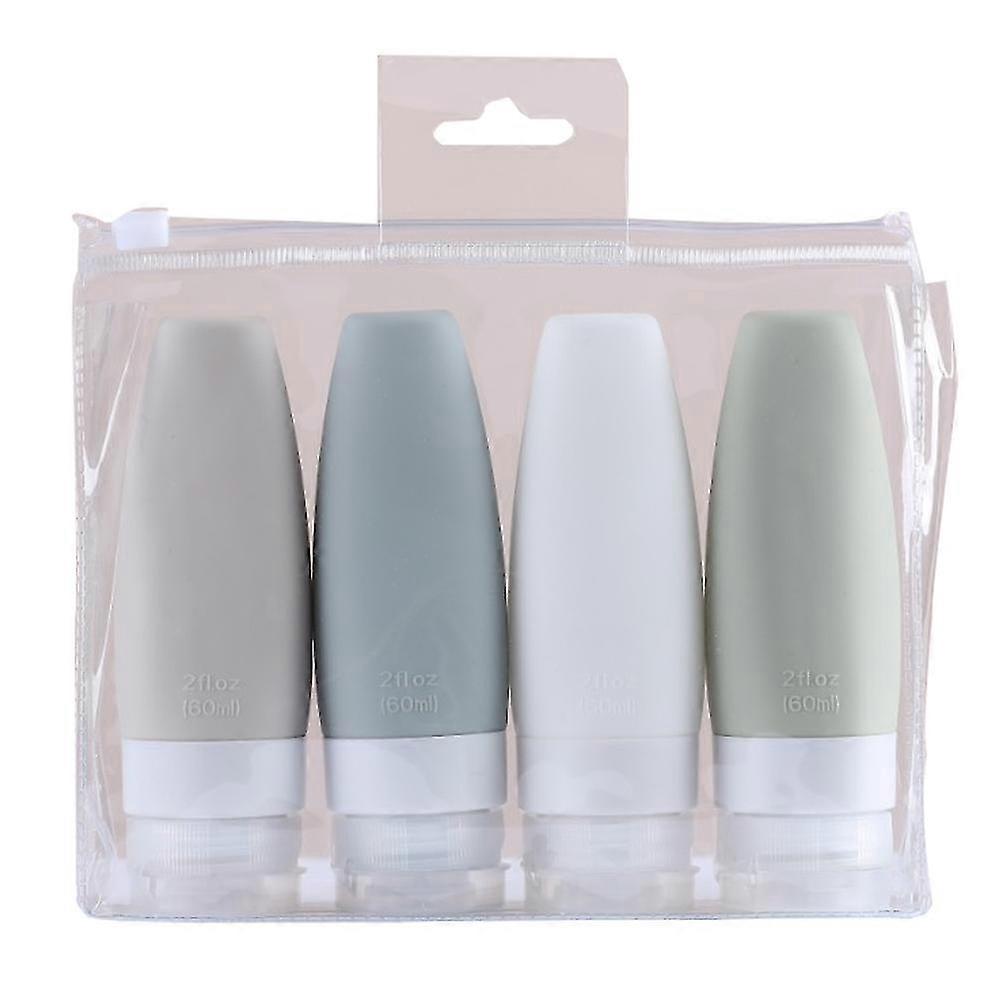 Leak-Proof Squeezable Travel Bottles