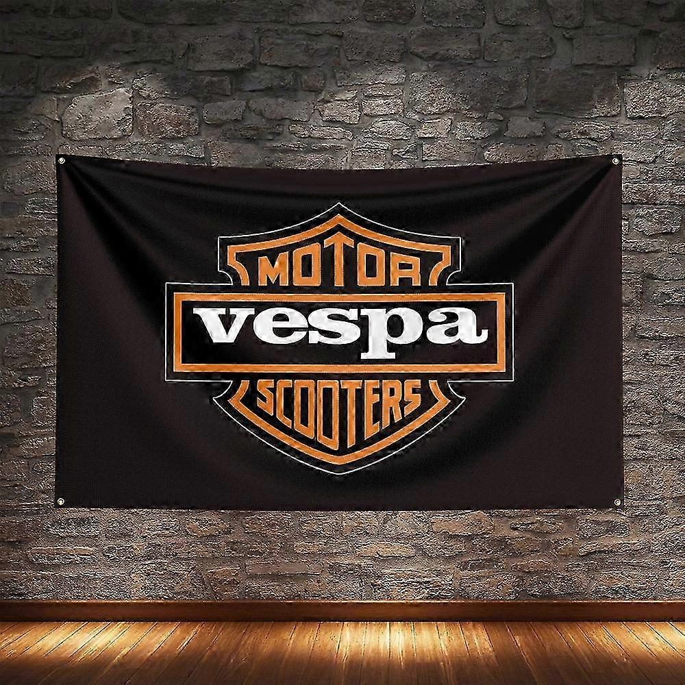 Polyester Italian Motorcycle Decor Flag