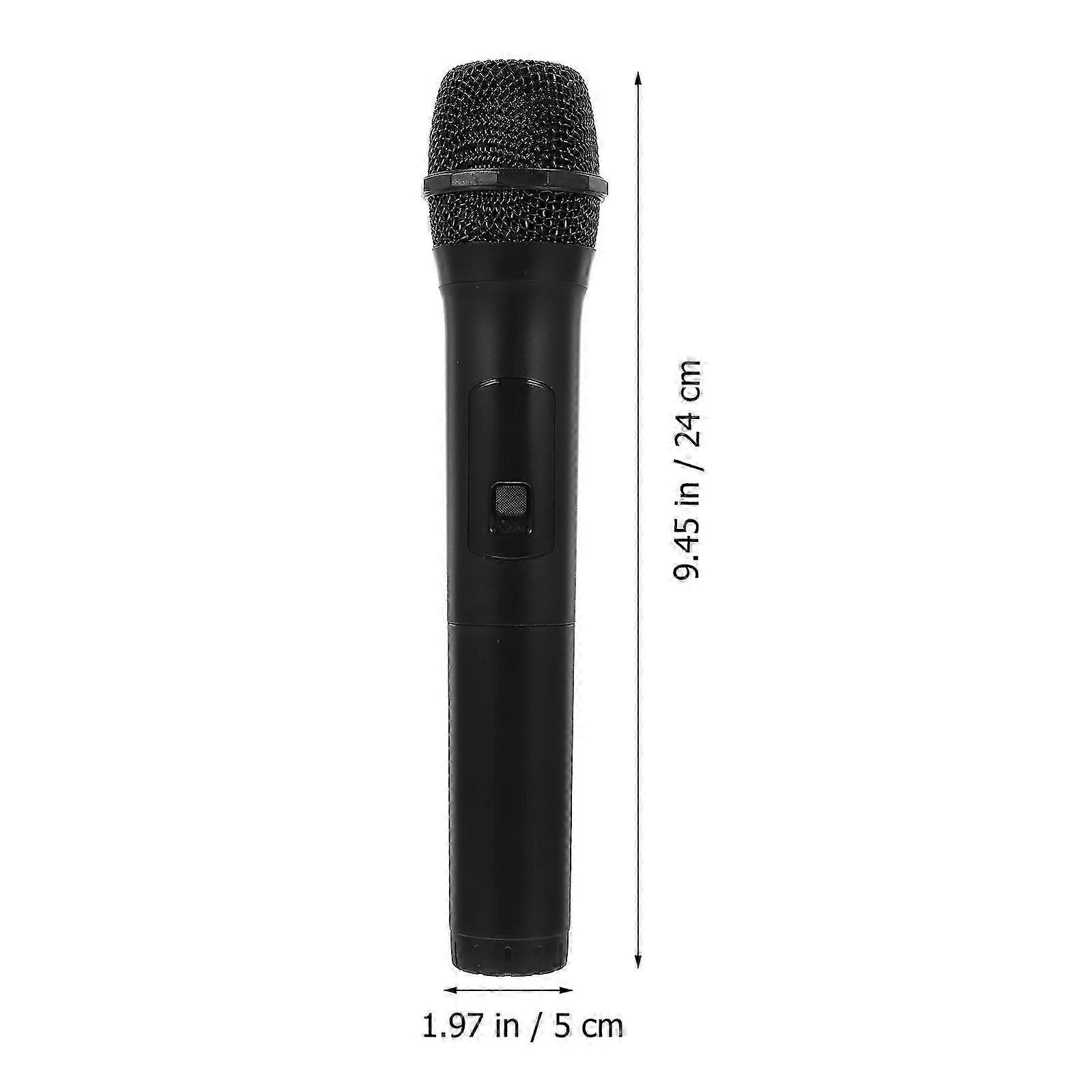Black Plastic Stage Microphone Prop