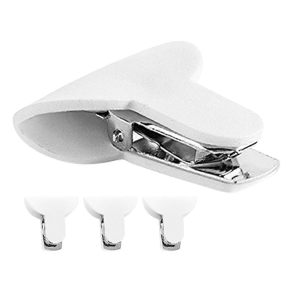 Comforter Fixators for Bed Sheet Holding 12Pcs White Padded Clips