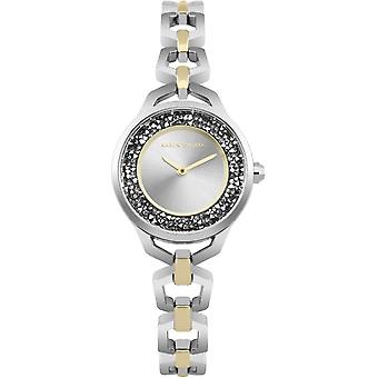 Karen millen sparkle edge Watch for Women Analog Quartz with Stainless Steel Bracelet KM171SGM