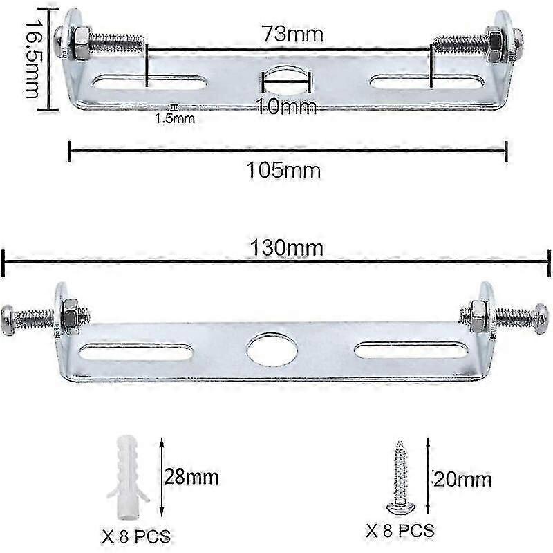 105mm Galvanized Ceiling Mount Bracket