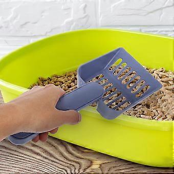 Blue Cat Litter Scoop 1Set for Pet Cleanup with Dustpan Durable Hips