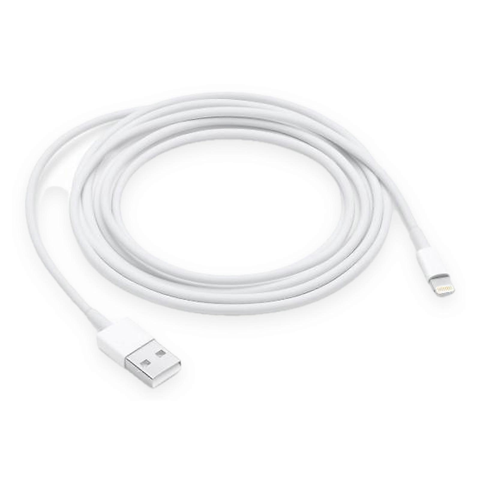 Lightning Cable compatible with iPhone & iPad, 2 Meters, White-- CE Certificate