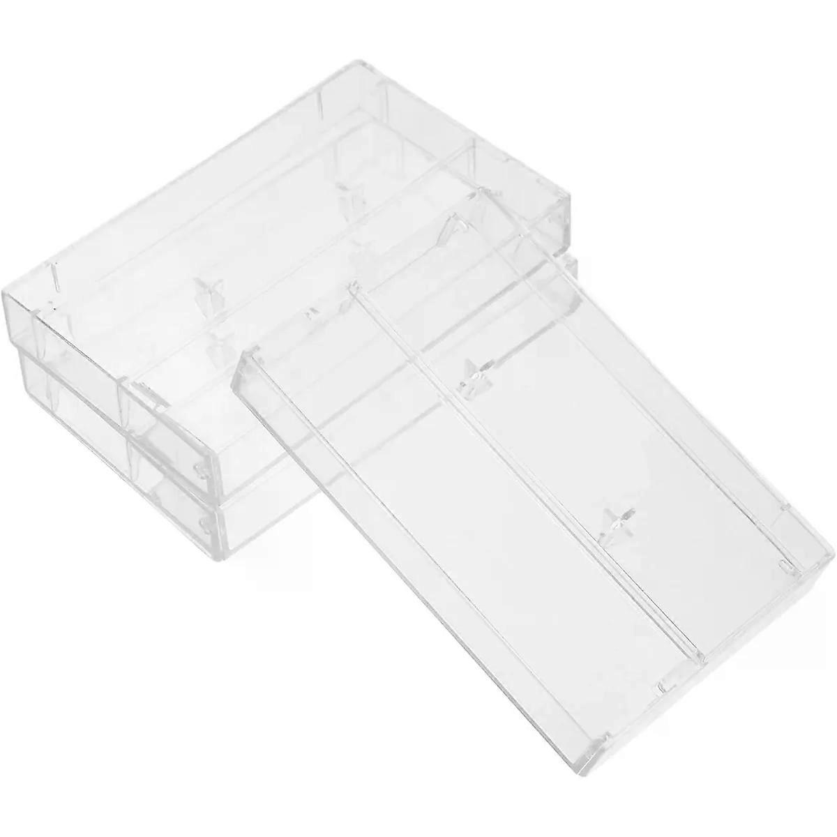 Plastic Cassette Case 3pcs ABS Secure Fit Storage