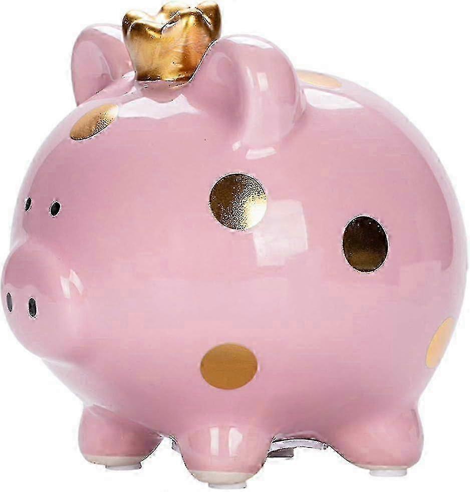 Pink Ceramic Princess Money Box