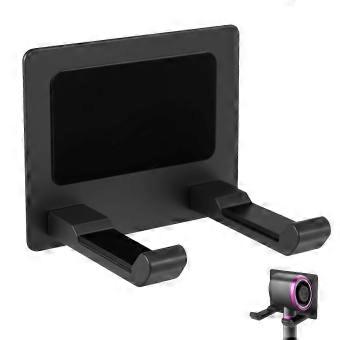 Gunmetal Gray No-Drill Hair Dryer Mount
