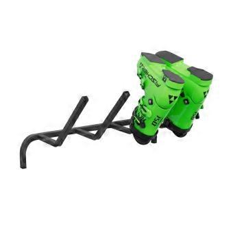 Skischoenwandhouder poedercoat 64x52 cm zwart