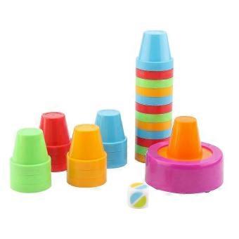 Children's Adult Competitive Cup Cup Double Three Desktop Puzzle Interactive Game-brnv