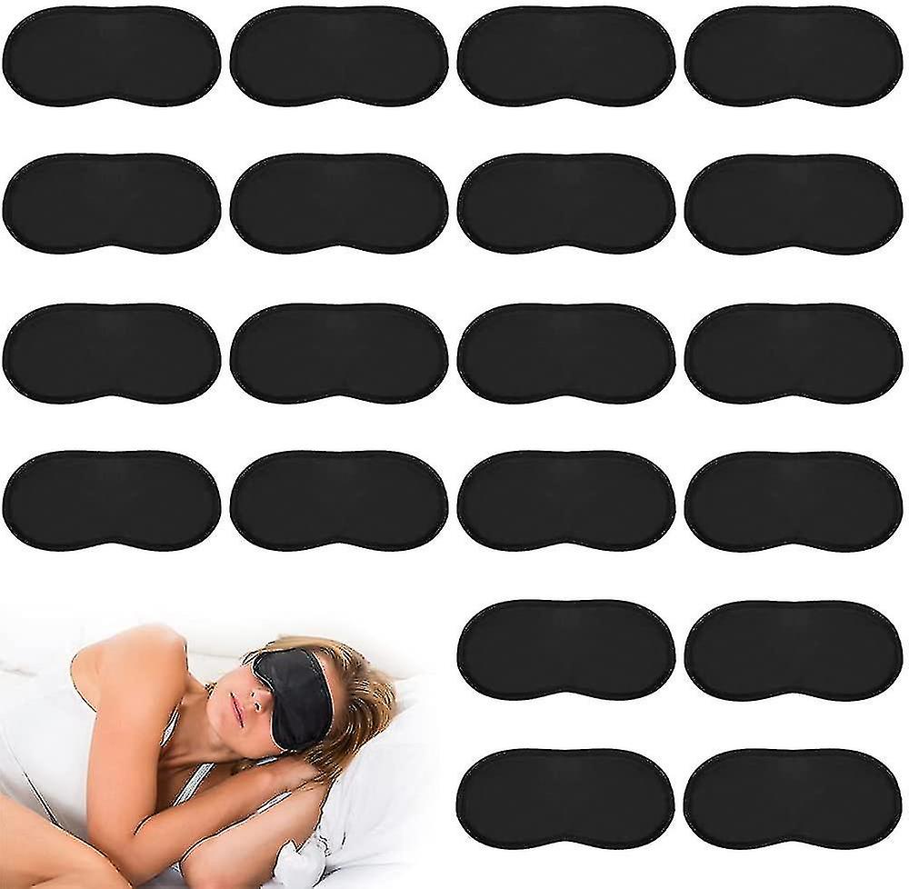 30パック眼使い捨て可能な睡眠目隠し眼シェードカバーライトブロック男性と女性
