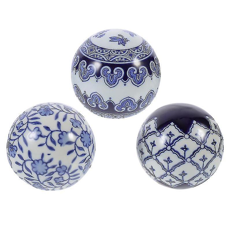 3pcs Delicate Floating Ceramic Balls Ceramic Floating Balls Water Pool Balls