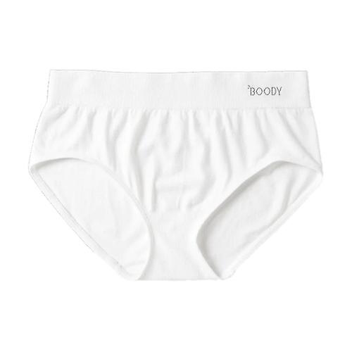 White medium waist panty L 1 unit (White)