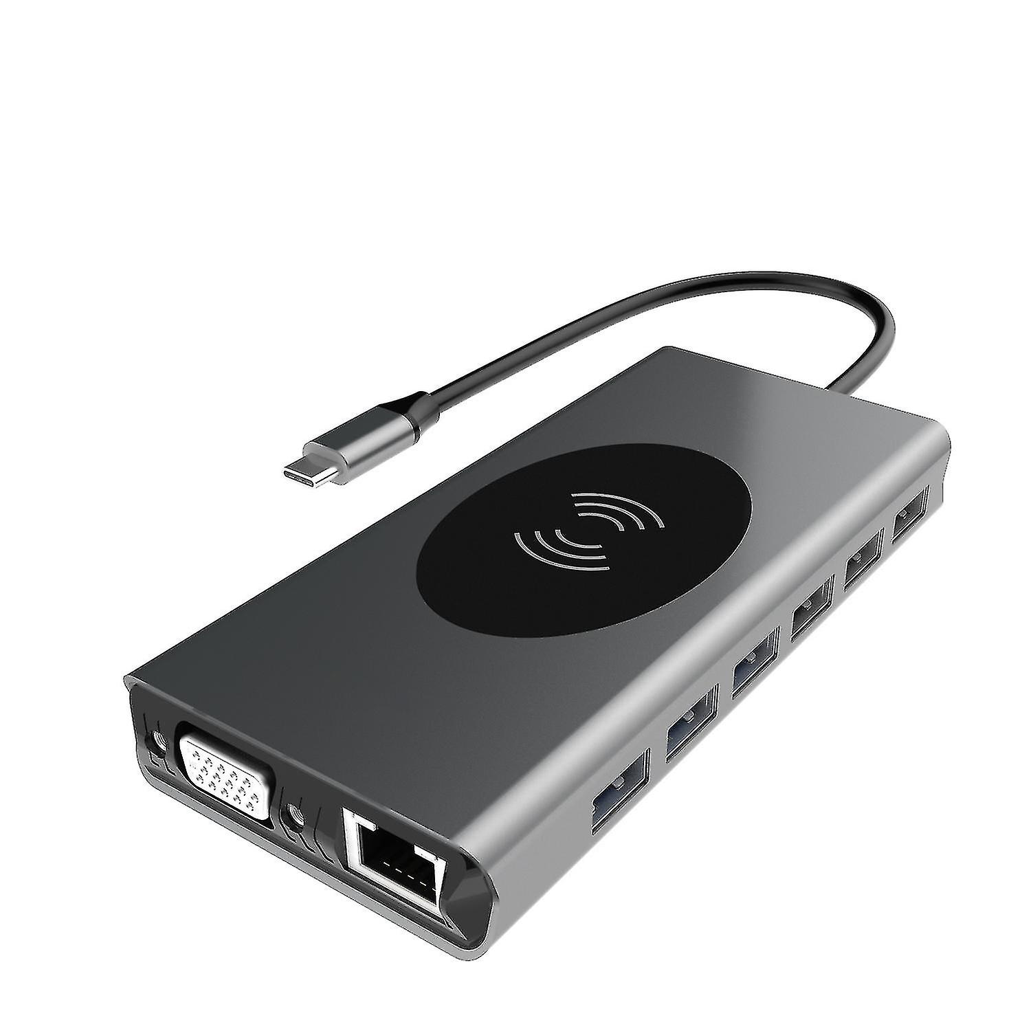 Laptop Docking Station 15 In 1 Type C Hub To Hd-mi Usb Power Delivery Hub For Laptop