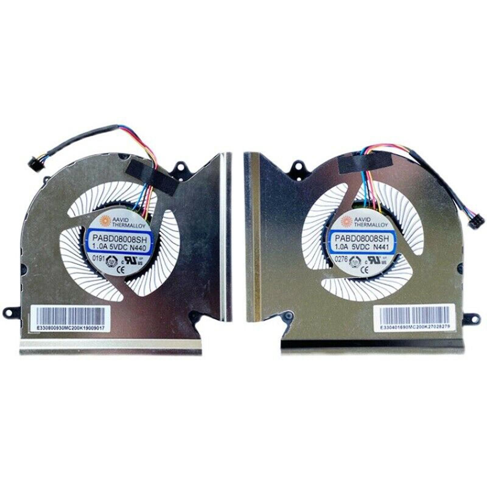 Laptop Cooling Fan for MSI GE66 GP66 GL66 CPU Fan N453 GPU Fan N454 Radiator