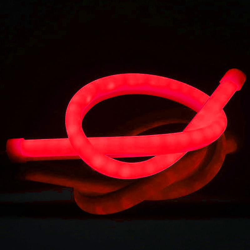 2 Pcs Car Soft Tube LED Strip Ultra Thin Daytime Running Light Turn Signal Lamps