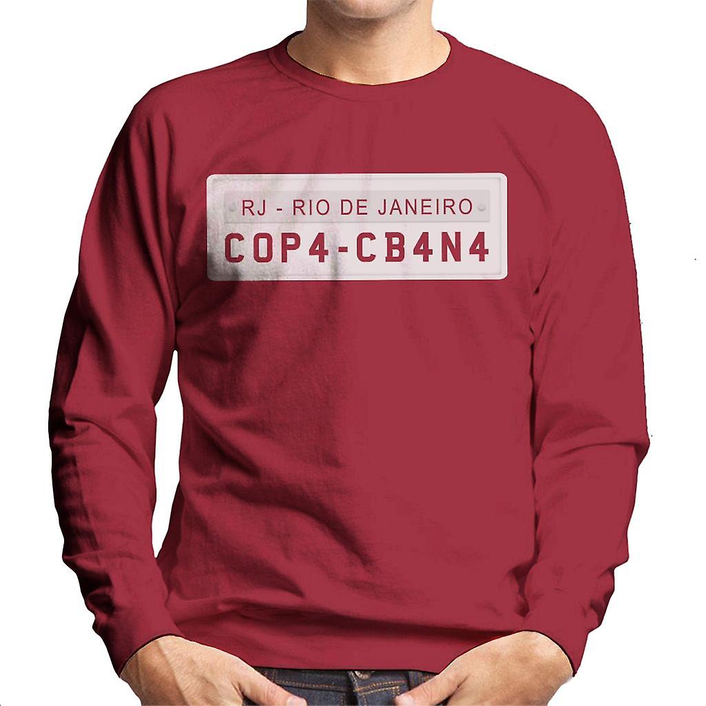 Copacabana nummerskilt menns Sweatshirt