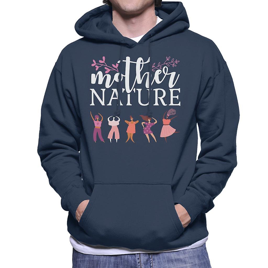Moletom com capuz menina poder mãe natureza masculina