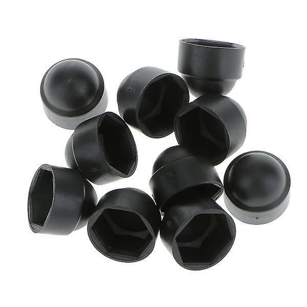 10x10ks M6 černá kopule šroub matice ochranné krytky kryt šestihranné šrouby M8x14mm