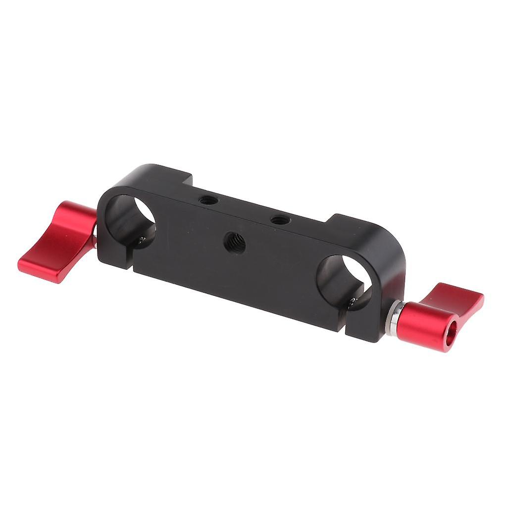 Dual 15mm Rod Clamp Rail Block for DSLR Camera Rig Shoulder Support