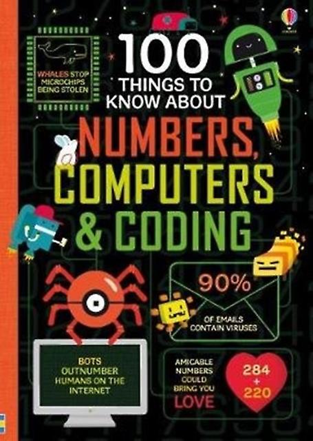 100 Things To Know About Numbers Computers Coding by Rose Hall Paperback Book