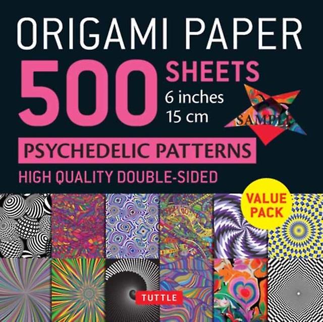 Origami Paper 500 Sheets Psychedelic Patterns 6quot 15 Cm Notebook  blank book Book