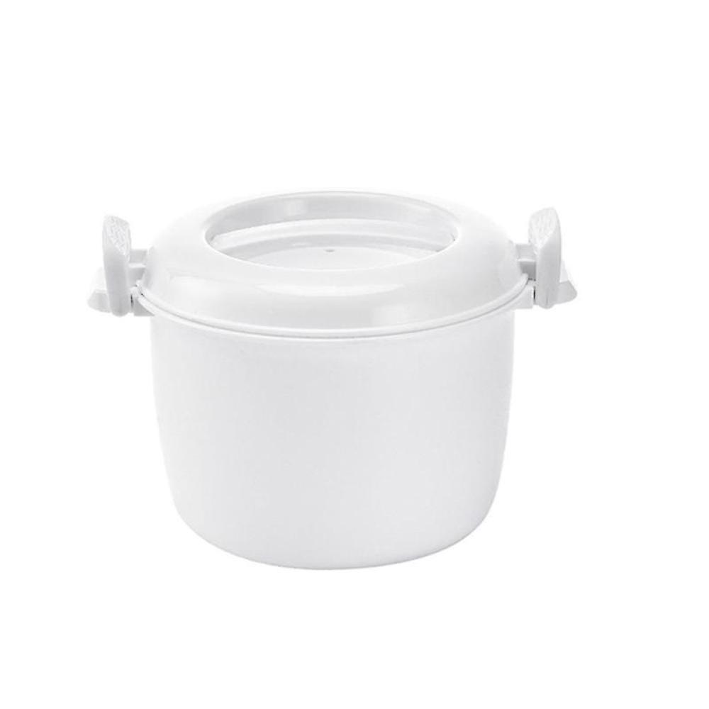Rice Cooker Small Lunch Container Compatible Microwave Oven 17.5x21x14cm