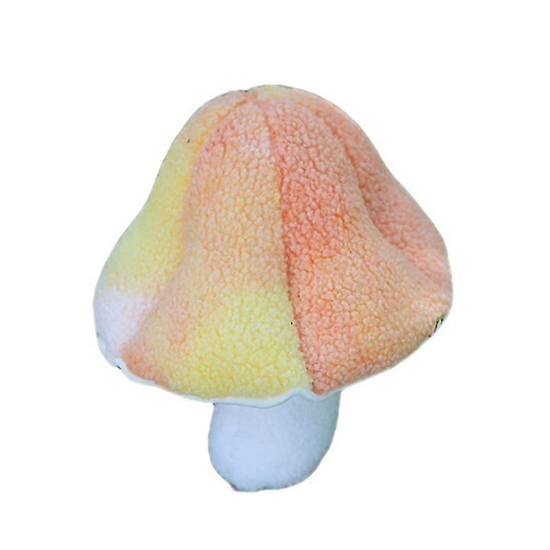 Champignon farci Texture douce Confortable Toucher Remplissage complet Apparence adorable Oreiller résistant à l’usure Enfants Jouet Champignon coloré Peluche Décor Jouet Hous