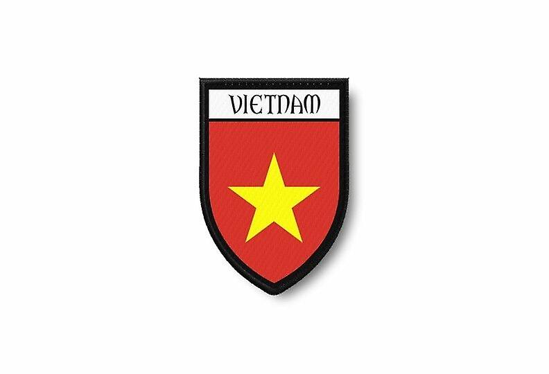 Patch Ecusson Termocollant Bord Brode Flag Prints Vietnam Vietnamese