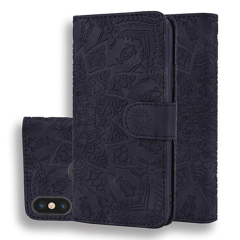 Wallet Case For XiaoMi RedMi NOTE  6 /NOTE  6 Pro Premium PU Leather Flip Cover Mandala