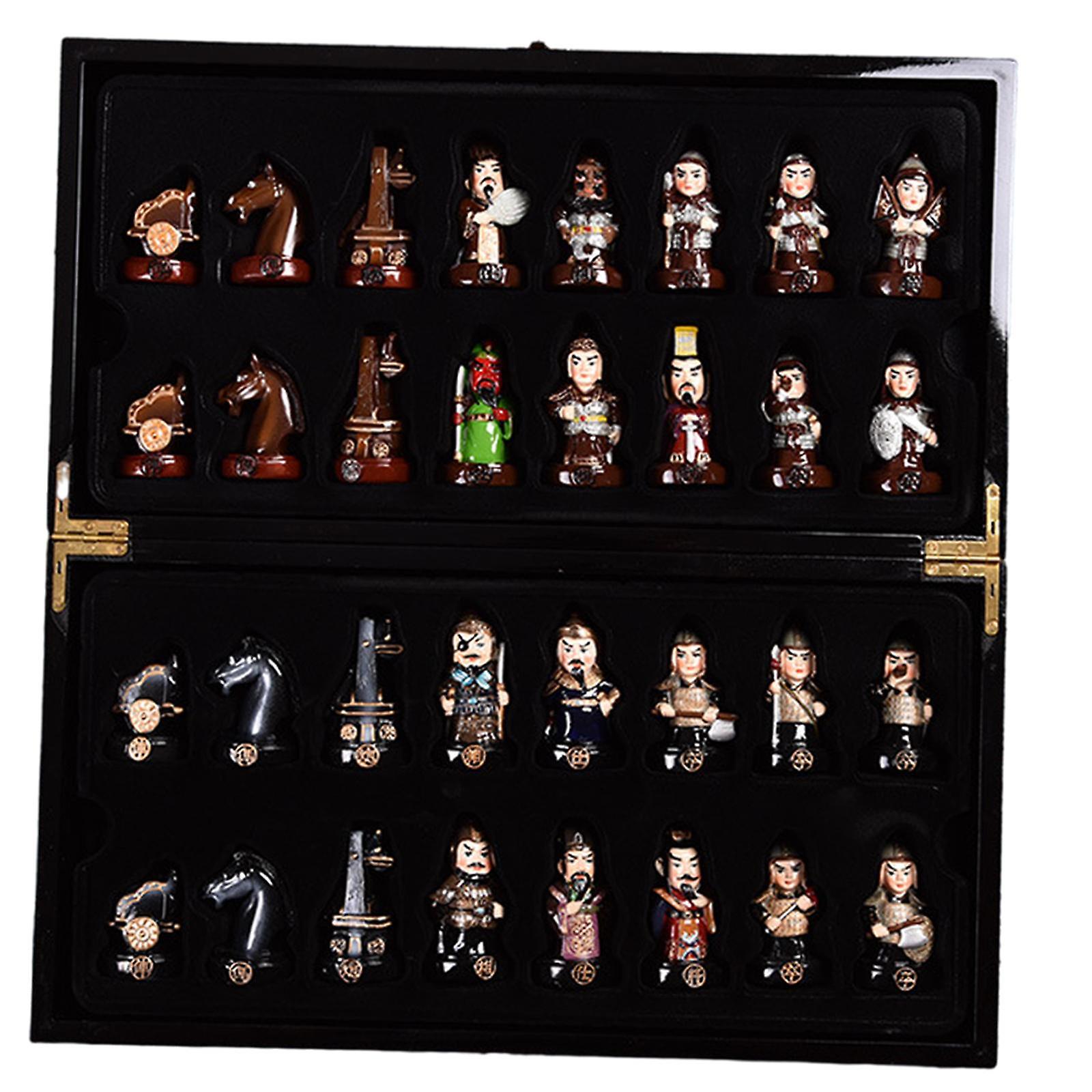 Chinese Chess Set Solid Wood Chess Board for foreign Realistic version