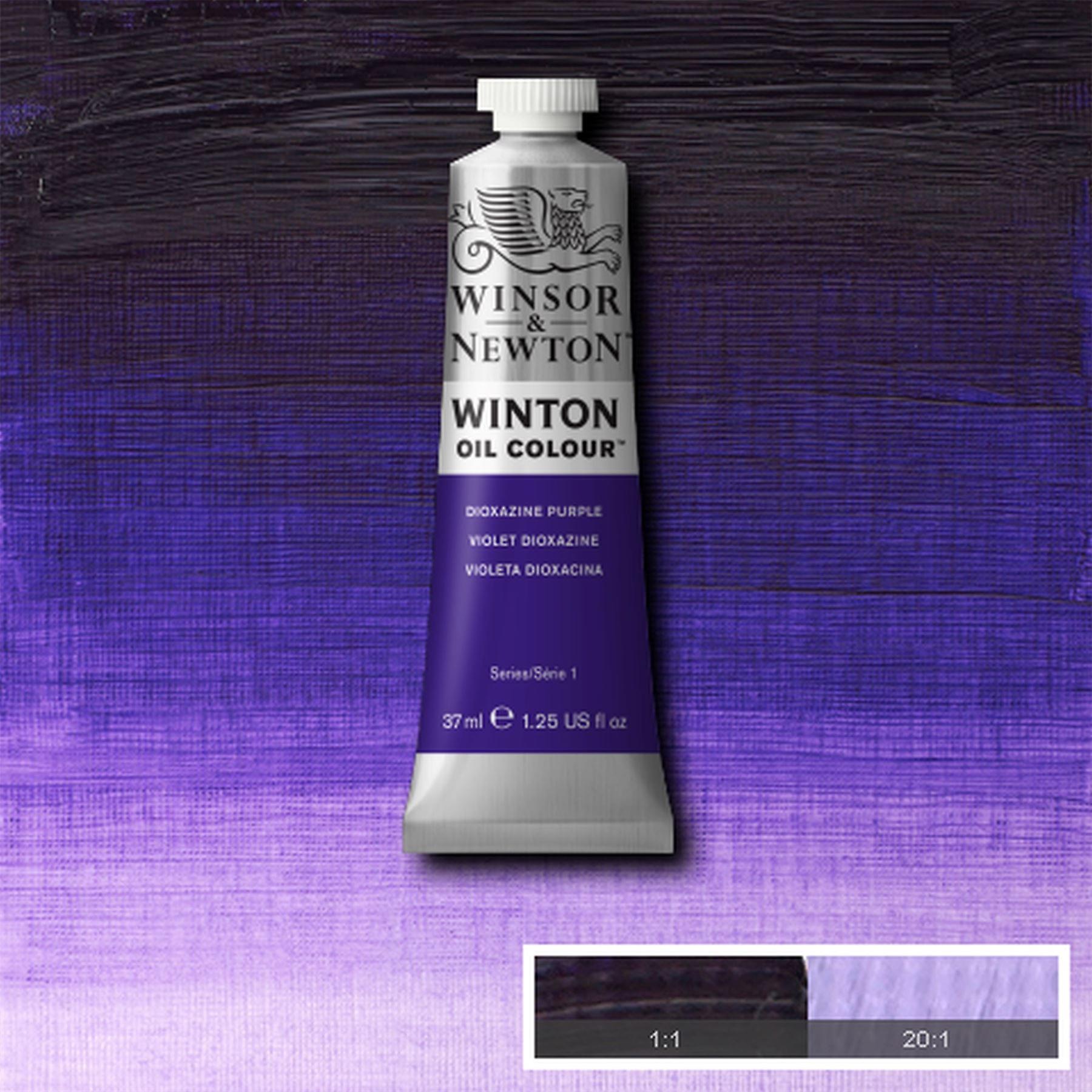 Winsor & Newton Winton 油彩涂料 - 二噁嗪紫 - 37ml