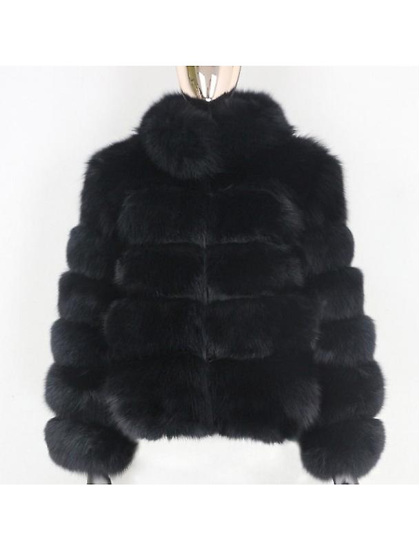 Plsjacke Rvpls Kurzer Kragen Schwarz FRAUEN