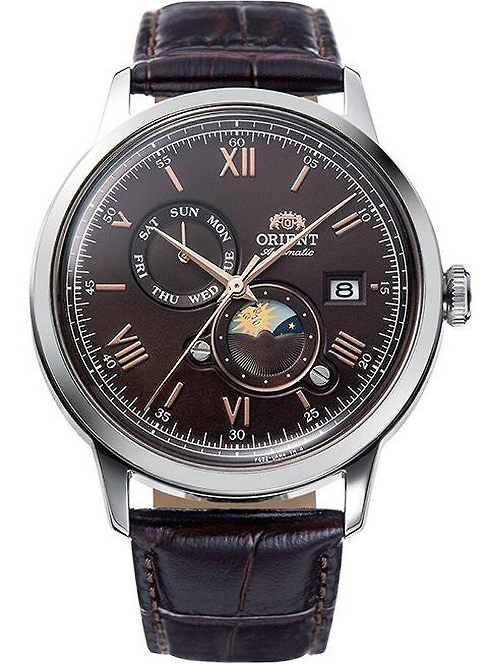 Orient RA-AK0804Y30B Sun and Moon Automatic Men's Watch 41mm 3ATM