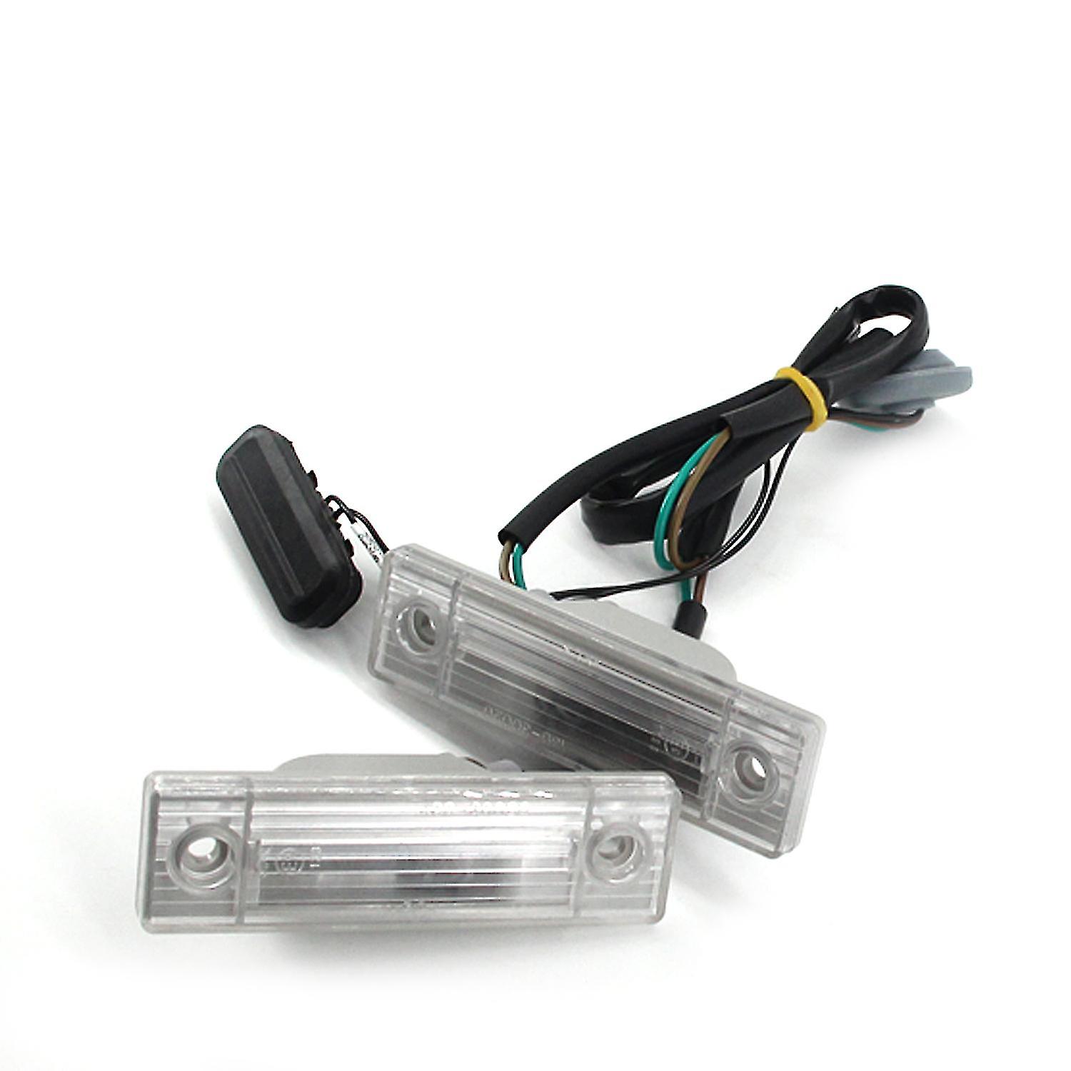 Anxingo Rear Trunk Release Switch Licence Plate Lamp Light