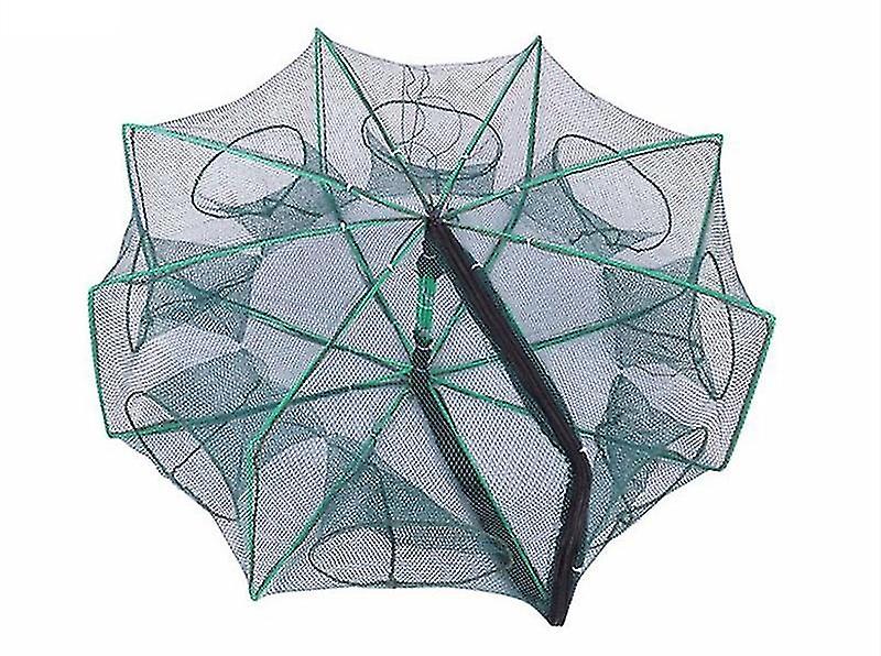 Fishing nets, umbrella nets folding shrimp cages dense-eyed hexagonal fishing nets, 8-hole breeding