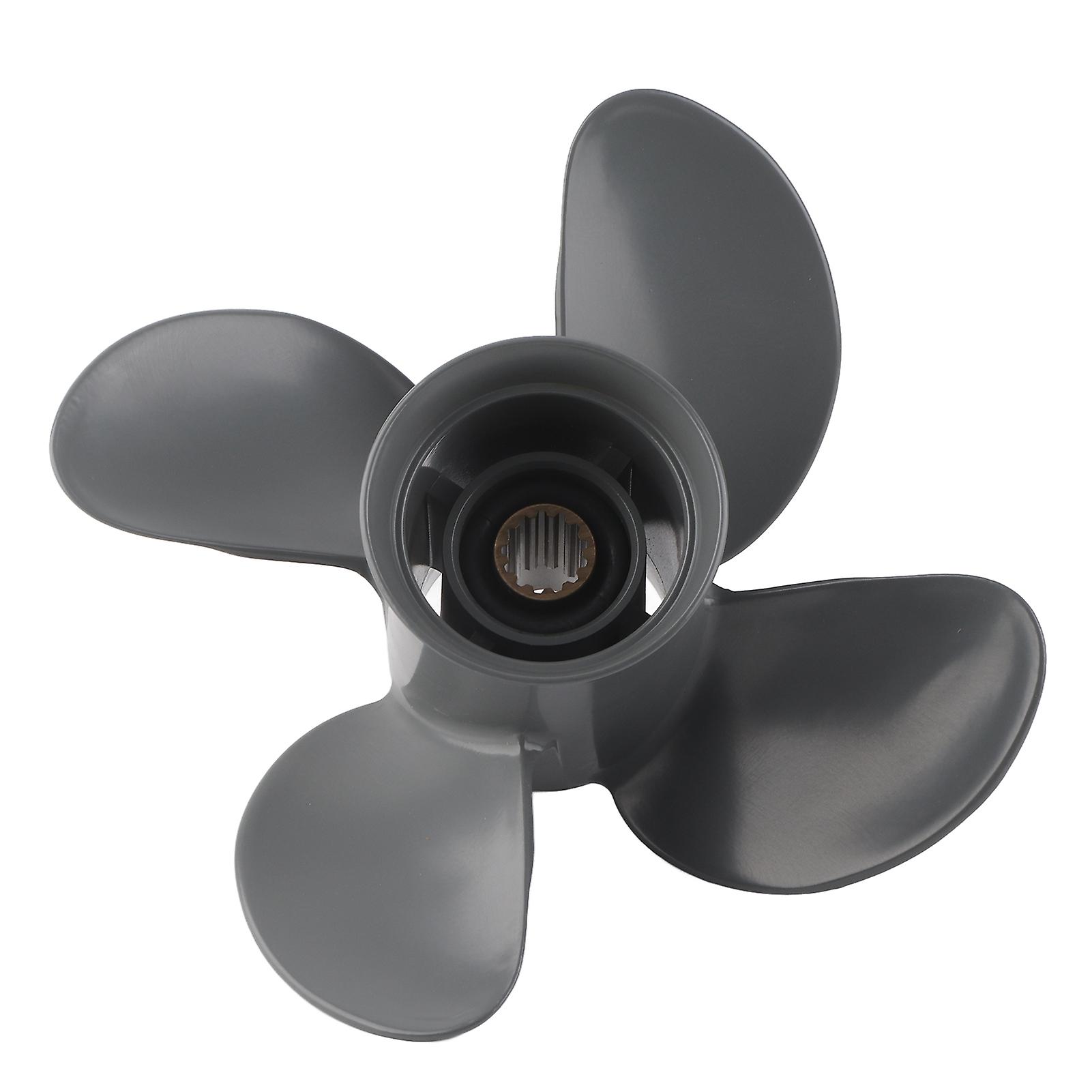 Aluminium Alloy 4-Blade Outboard Motor Propeller 35-60 HP Durable Design High Performance Reliable Replacement for舷外